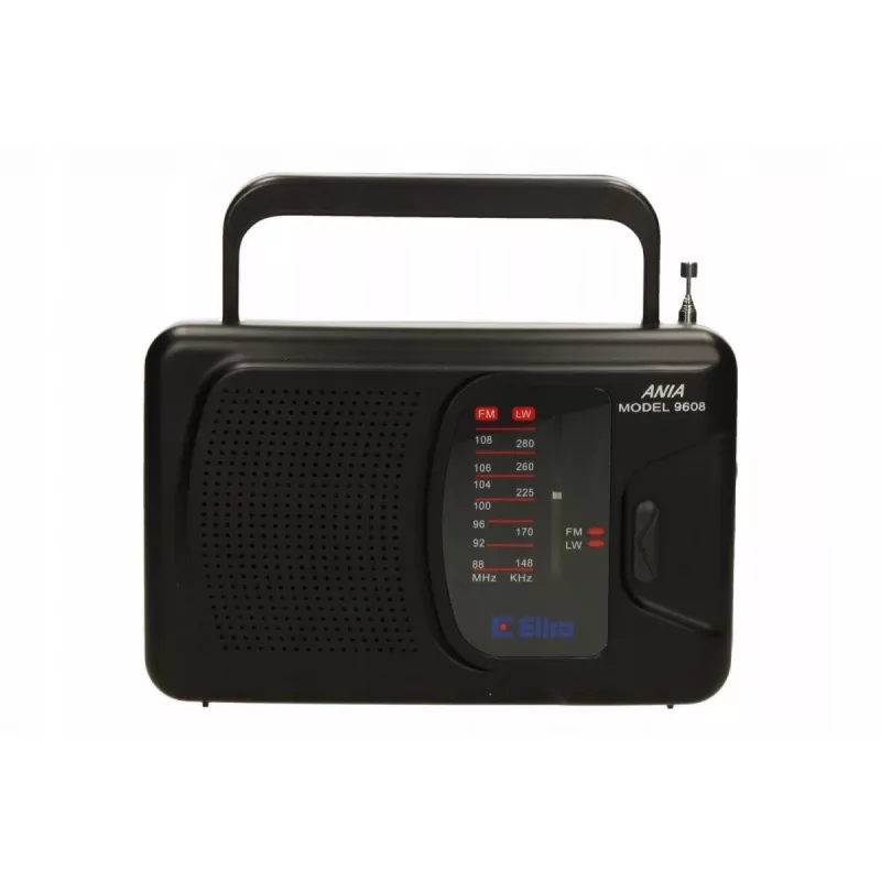 Radio mains and battery powered Fm, Lw Eltra Ania