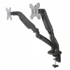 Desk handle on gas spring for 2 LEDs / LCDs 13-27 inches L-13GD
