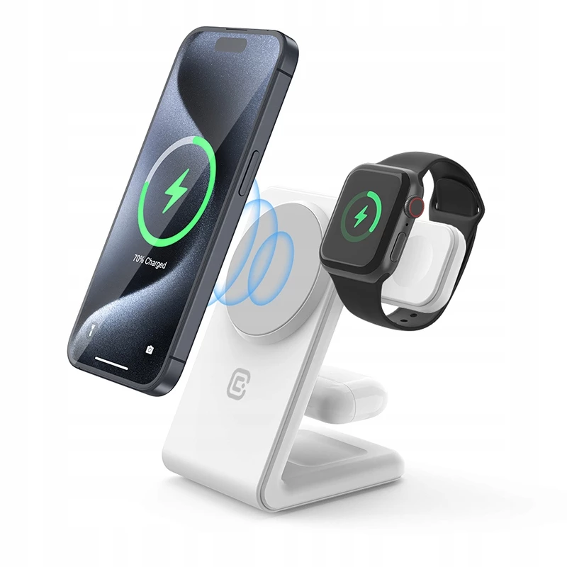 Wireless Charger 3w1 MagSafe for iPhone, Apple Watch and AirPods Crong