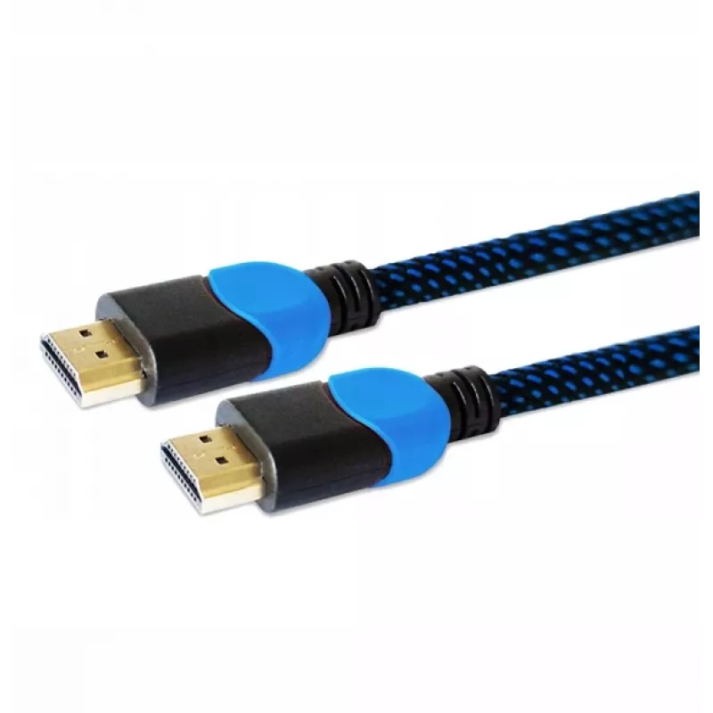 Savio GCL-02 HDMI cable 1.8 m HDMI Type A (Standard) Black,Blue