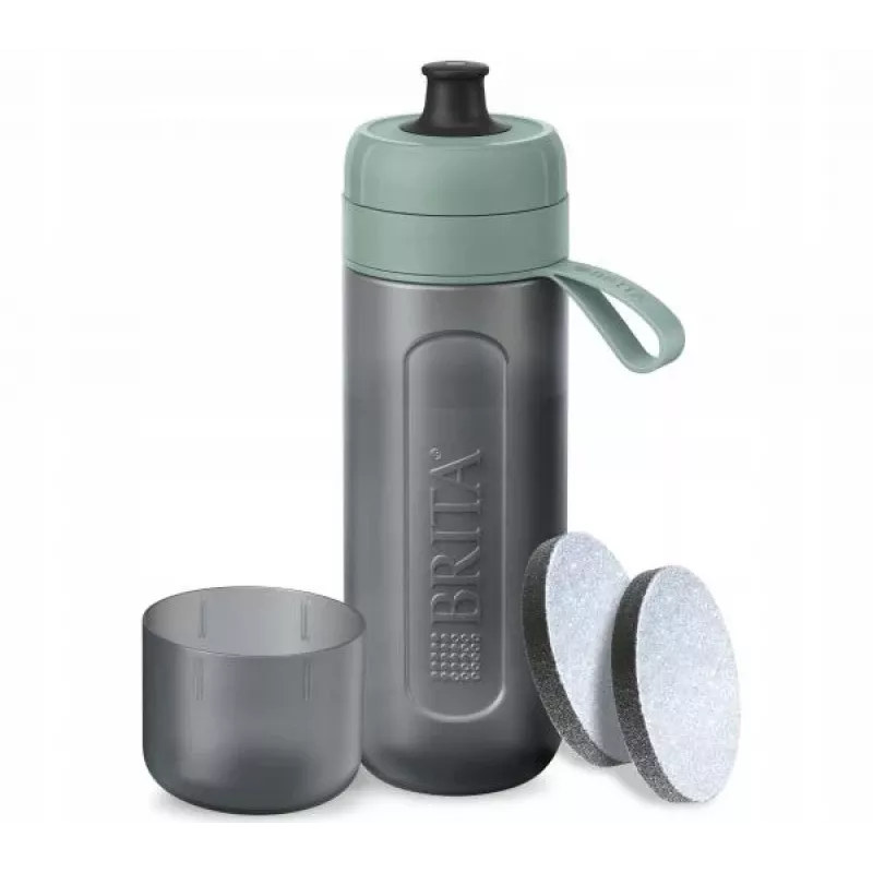Brita Sports Water Filter Bottle Active Dark Green, Green