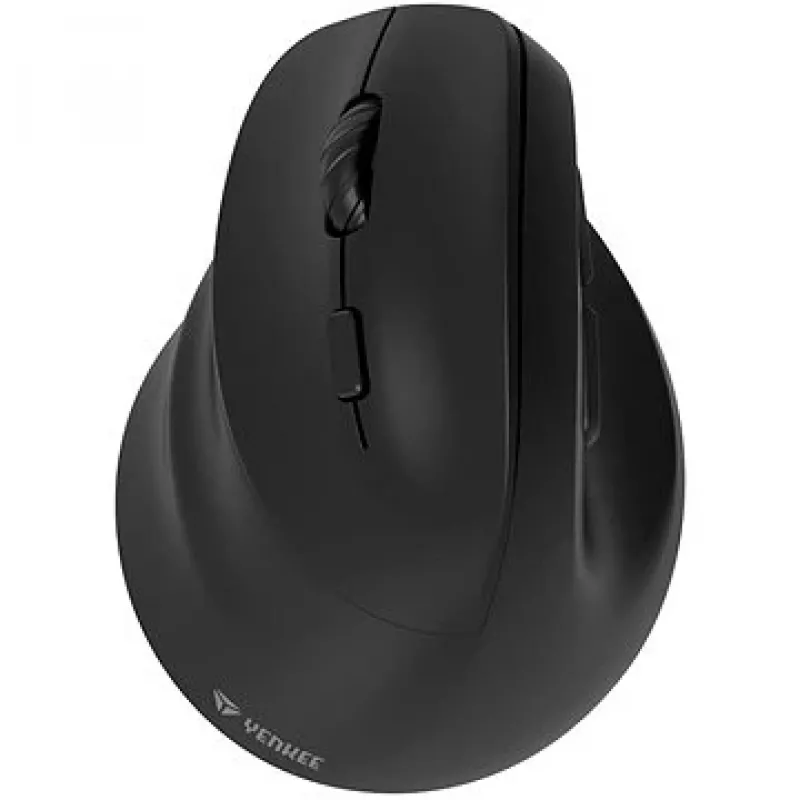 Ergonomic left-handed wireless mouse, Dual WL+BT battery