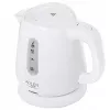 Electric kettle Adler AD 1373 — 1 L capacity, 850 W, white, 360° base, polypropylene