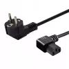 Power cable SAVIO CL-115 IEC C13 to male, 1.2 m, black