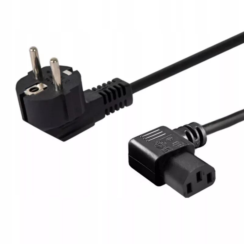 Power cable SAVIO CL-115 IEC C13 to male, 1.2 m, black