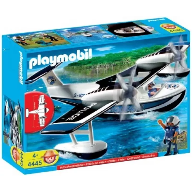 Figures set City Action 4445 Police Seaplane