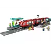 LEGO City city tram and station role play building set for children with toy Tram gift for boys and girls from 7 years who love vehicles