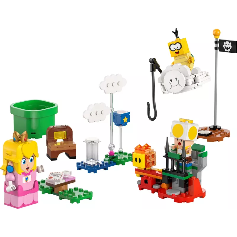 Construction Toy LEGO 71441 Super Mario Interactive LEGO Peach figure set, compatible LEGO system