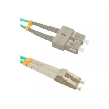 Fibre optic cable Qoltec 54348 1 m LC SC Green