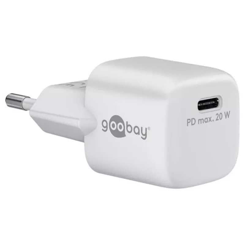Goobay Universal Black AC Fast Charging Indoor Charger 65403 USB Type-C 110-240V