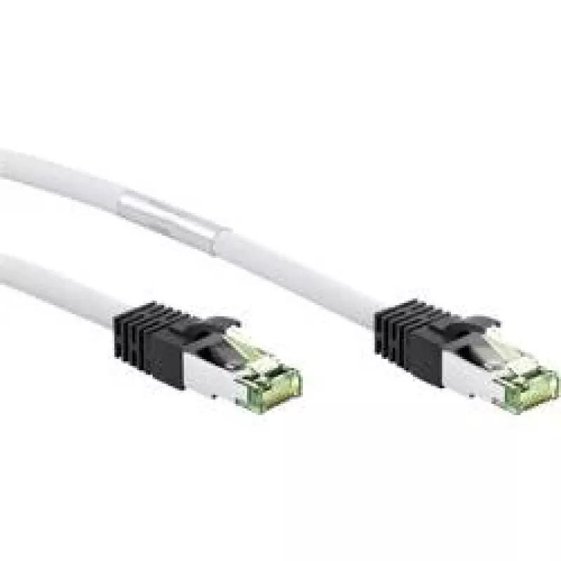 Wentronic 55127 - 5 M - Cat8.1 - S/FTP (S-STP) - RJ-45 - RJ-45 - White