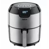Tefal Easy Fry EY401D Single 4.2 L Stand-alone 1500 W Hot air fryer Black, Stainless steel
