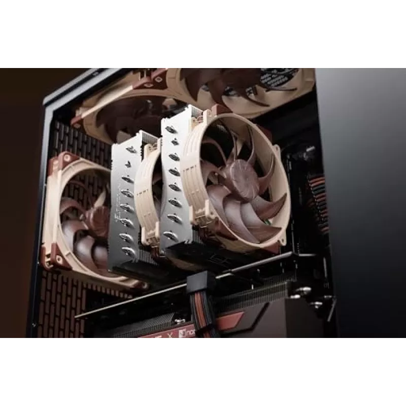 Air cooler Noctua NH-D15 G2 HBC, dual 140 mm fans, 1250–1500 RPM, 155.6 m³/h, 12 V, copper, 152×150×168 mm