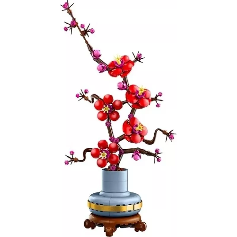 LEGO Icons Plum Blossom Flower Decor Display Set 10369, Multi