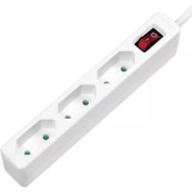 Power Extension LogiLink LPS230 1.5m 3 AC Outlets Indoor White