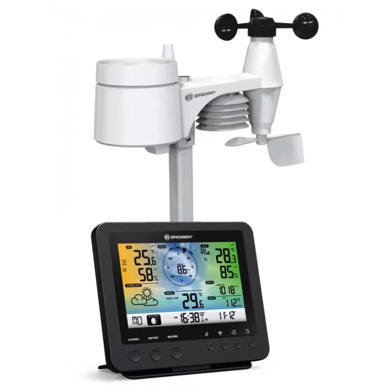 Bresser Optics 7002580 digital weather station Black AC Wi-Fi