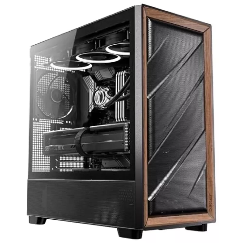 Antec 0-761345-10133-2 Computer Case MIDI Tower Black Wood