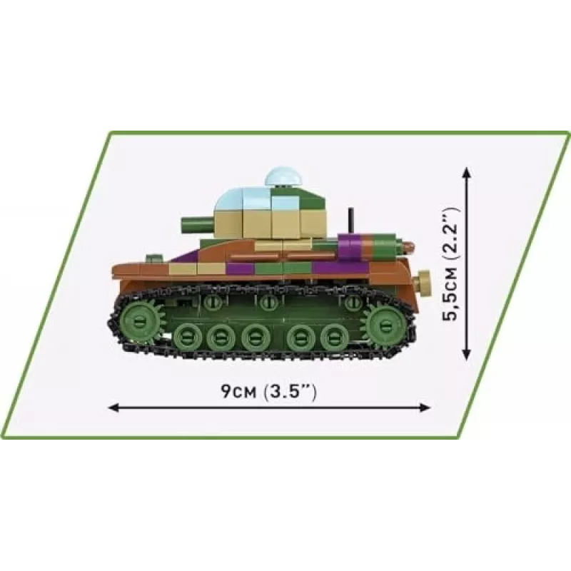 Building set COBI Renault R35 Valentine IX Panzer I 595 pieces