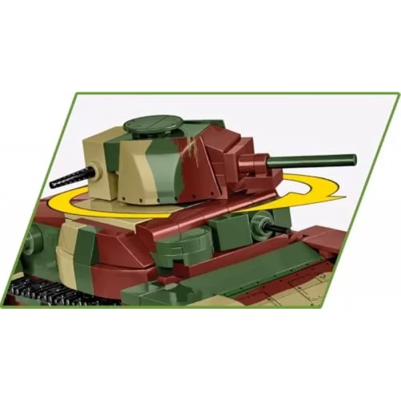 Cobi Historical Collection WWII Type 95 Ha-Go Tank, Multi