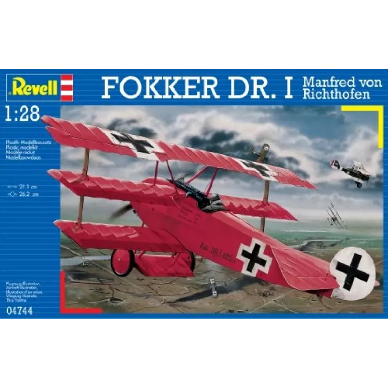 Rv04744 - Revell 1:28 - Fokker Dr.i richthofen