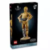 LEGO buildable figure Star Wars C-3PO model 75398 — 1,138 pieces, 380 mm display collectible