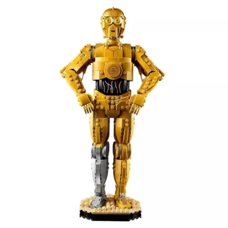 LEGO buildable figure Star Wars C-3PO model 75398 — 1,138 pieces, 380 mm display collectible