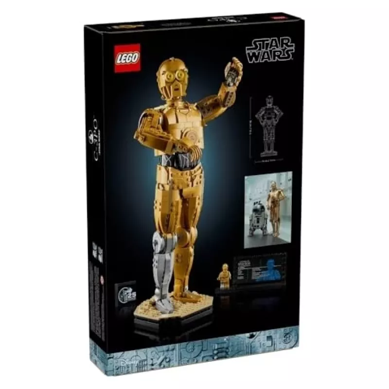 LEGO buildable figure Star Wars C-3PO model 75398 — 1,138 pieces, 380 mm display collectible