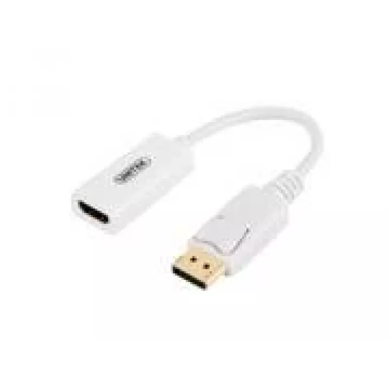UNITEK Gold Plated DisplayPort DP to HDMI 4K UHD HDTV Male to Female Converter Adapter with Audio - Y-6332 White