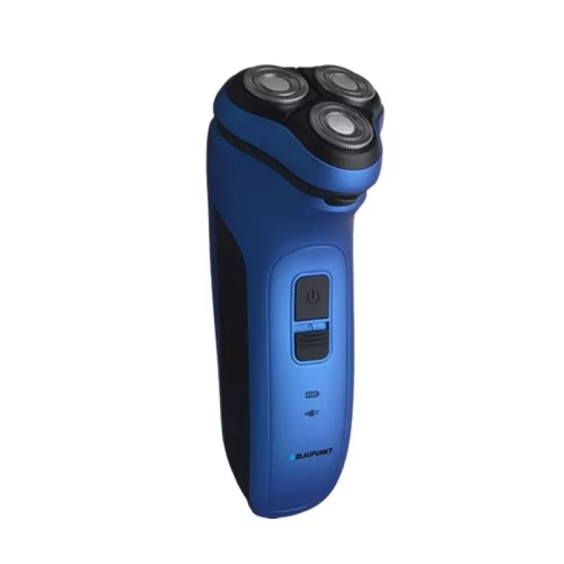 Blaupunkt MSR401 Herrenrasierapparat Rotationstrasierer Trimmer Black - Blue (MSR401)
