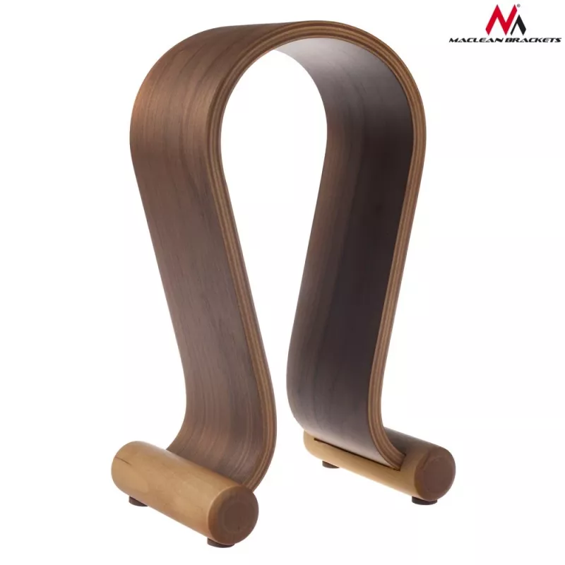 MC-815W, headphone holder, wood, 400 g, walnut