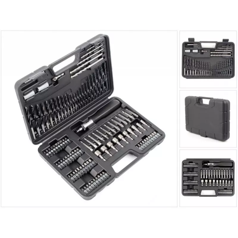 Drill bit set DeWALT DT0109-QZ — 109 pcs for masonry, metal and wood with carrying case