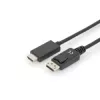 Adapter Cable Displayport 1.2 with interlock 4K 60Hz UHD Typ DP/HDMI A M/M black 2 m
