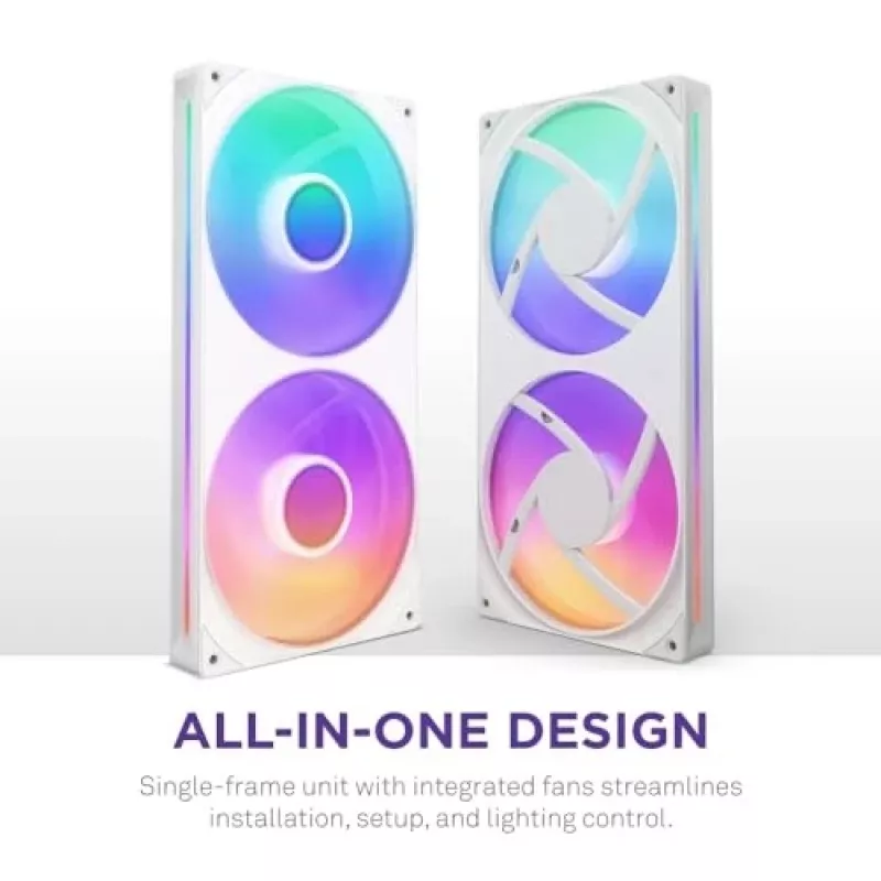 Fan NZXT RF-U28HF-W1 140mm 2000 RPM 98.61 CFM White