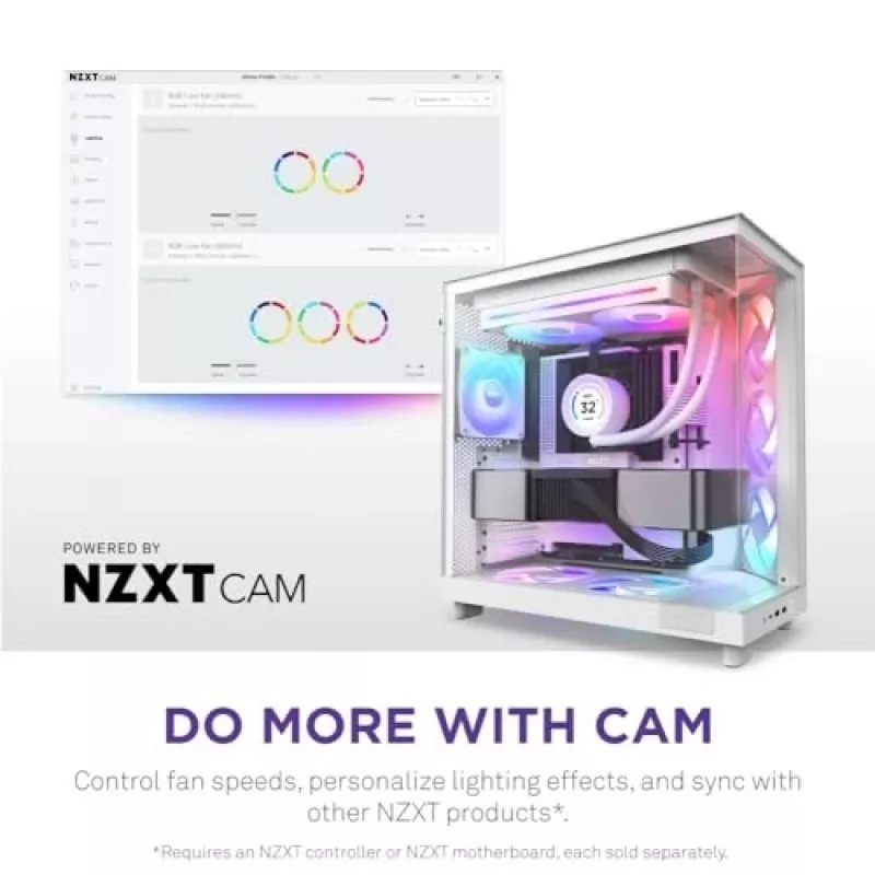 Fan NZXT RF-U28HF-W1 140mm 2000 RPM 98.61 CFM White