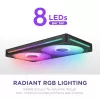NZXT F280 RGB Core 140mm ARGB PWM 2-Pack Black