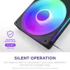 NZXT F280 RGB Core 140mm ARGB PWM 2-Pack Black