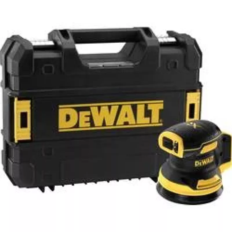 DeWALT DCW210NT-XJ portable sander Random orbital sander 12000 RPM Black, Yellow