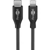 Wentronic 39447 Lightning Cable 0.5 M Black