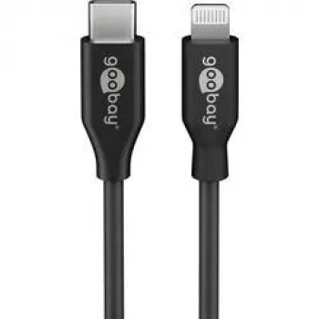 Wentronic 39447 Lightning Cable 0.5 M Black