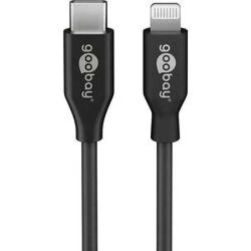 Wentronic 39447 Lightning Cable 0.5 M Black