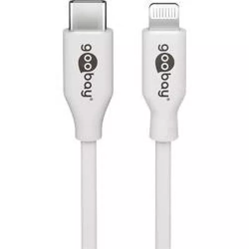 Goobay 39446 USB Cable USB 2.0 USB-C Plug Apple Lightning Plug 1m