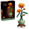 LEGO Icons Chrysanthemum Flower Building Set Creative Model Kit for Adults to Build Artificial Plant Gift for Women Men Her or Him Home Office De