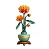 LEGO Icons Chrysanthemum Flower Building Set Creative Model Kit for Adults to Build Artificial Plant Gift for Women Men Her or Him Home Office De