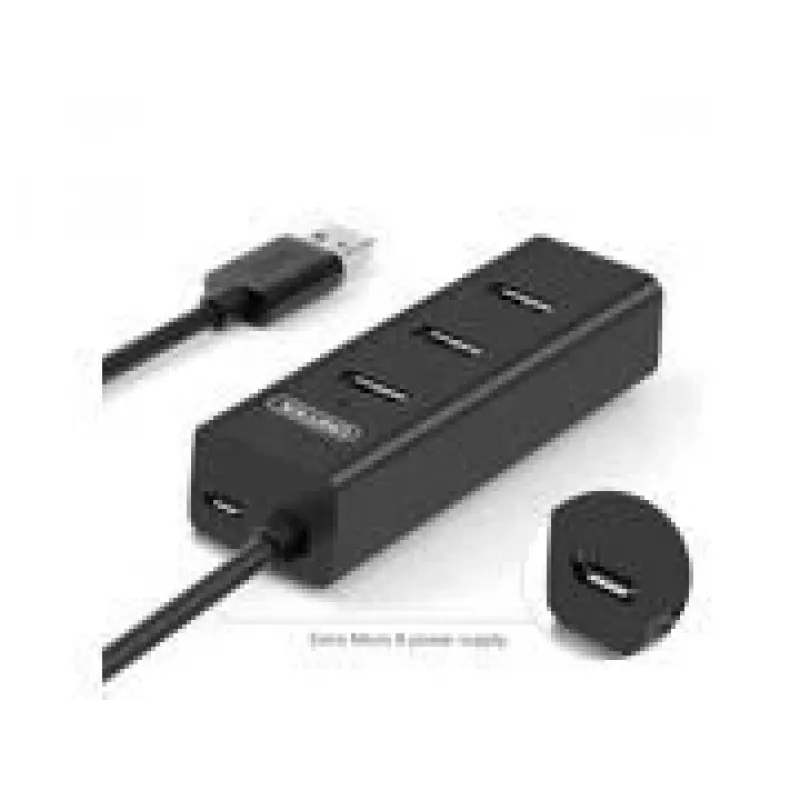 UNITEK Y-3089 interface hub USB 3.2 Gen 1 (3.1 Gen 1) Type-A 5000 Mbit/s Black