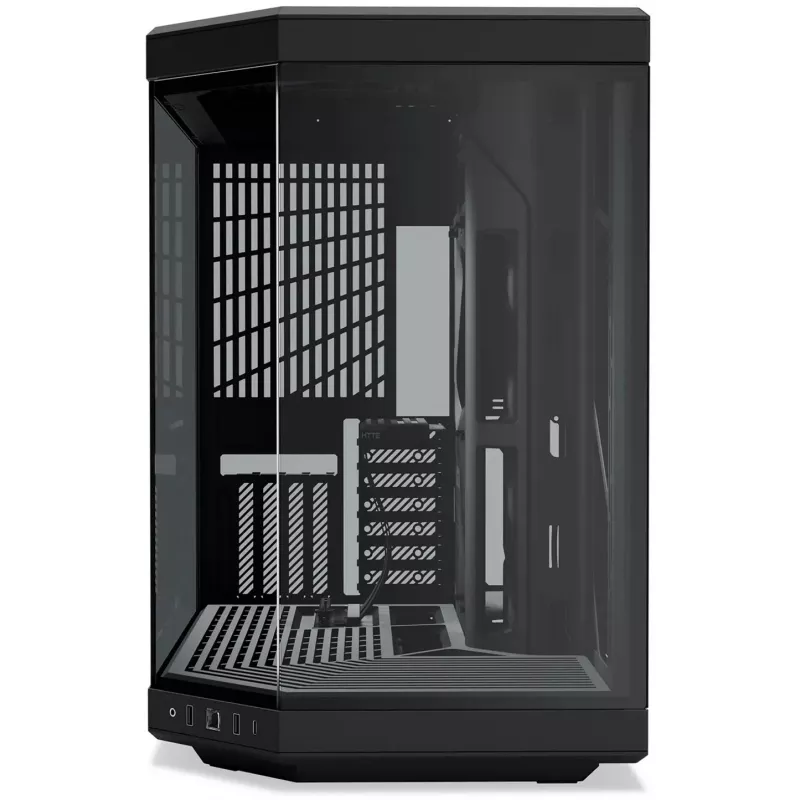 HYTE Y70 CS-HYTE-Y70-B Midi Tower PC case, E-ATX, tempered glass, Pitch Black