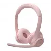 Logitech 981-001412 headphones/headset Wireless headband Office/Call center Bluetooth Rose