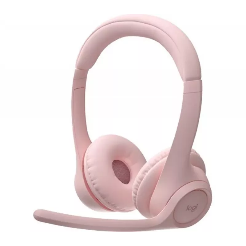 Logitech 981-001412 headphones/headset Wireless headband Office/Call center Bluetooth Rose