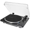 AT-LP70XBTBS, Turntable black/Silver, Integrated Phono Preamplifier, Bluetooth, fully automatic, belt drive