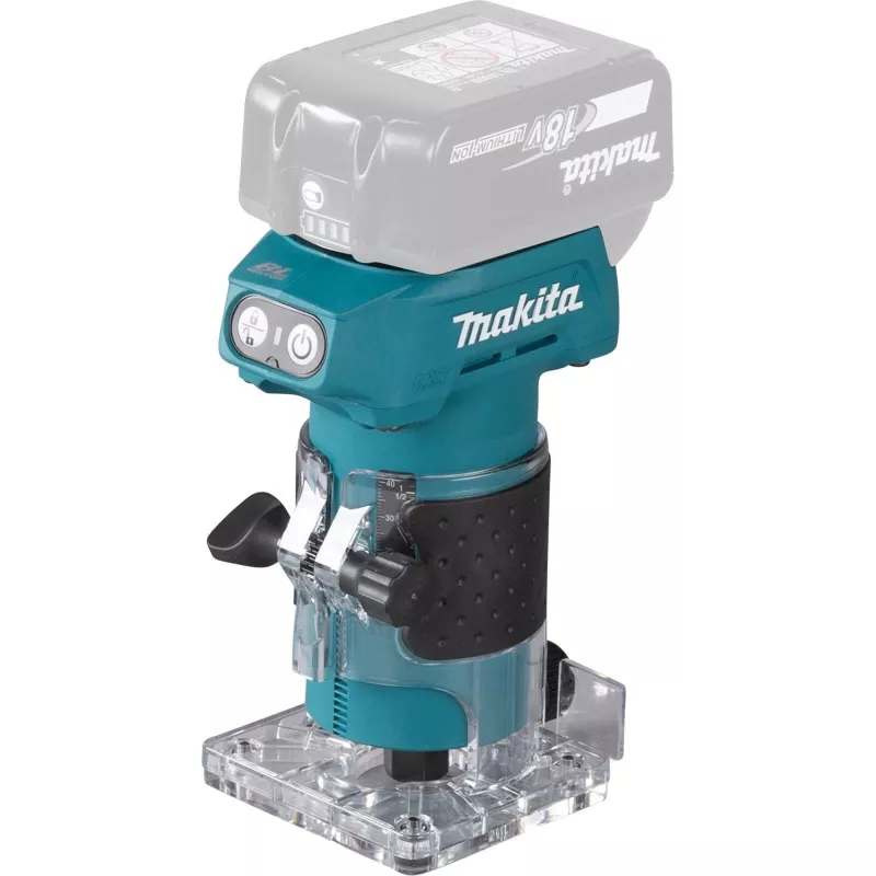 DRT52Z Makita 18V LXT Cordless Brushless 1/4 inch Router Trimmer - Bare Unit