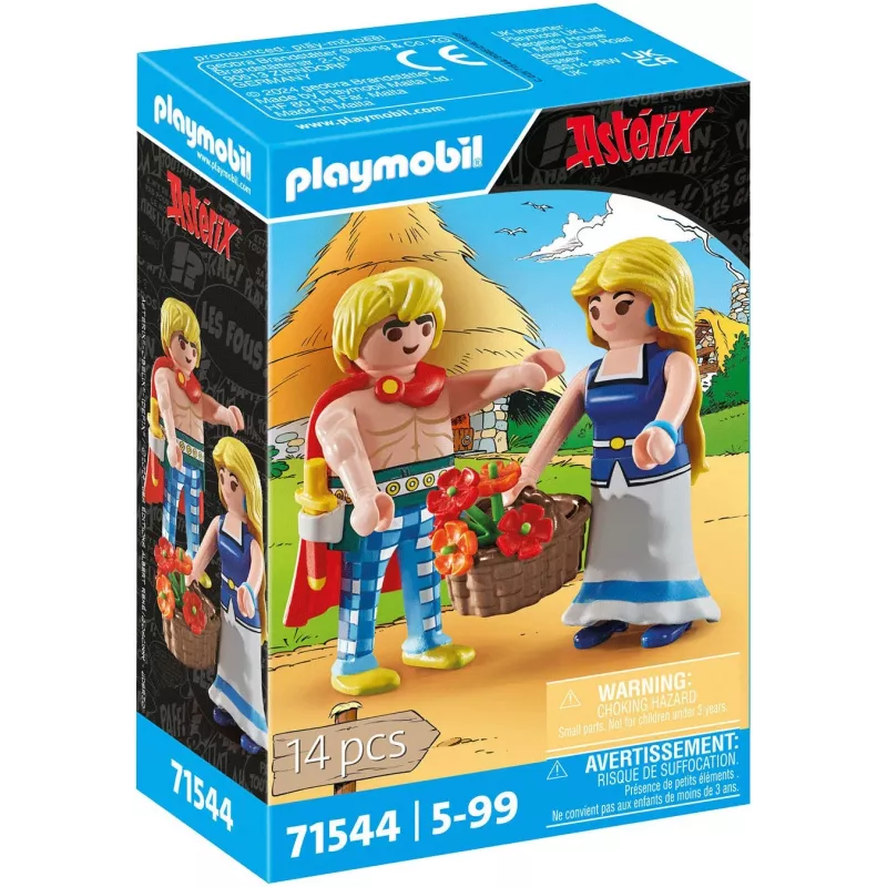 PLAYMOBIL | Asterix | Tragicomix and Falbala | Couple in Love from the Asterix Universe | Toy for Children from 5 Years | 71544